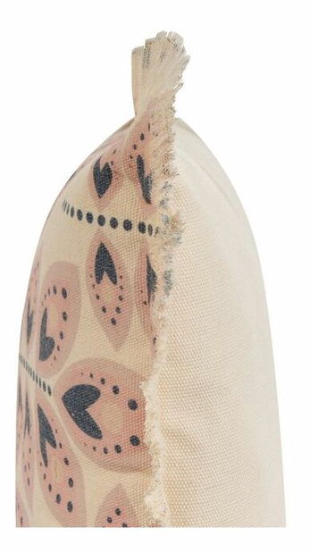 Sada 2 ozdobných polštářů 60 x 60 cm Rude (béžová)