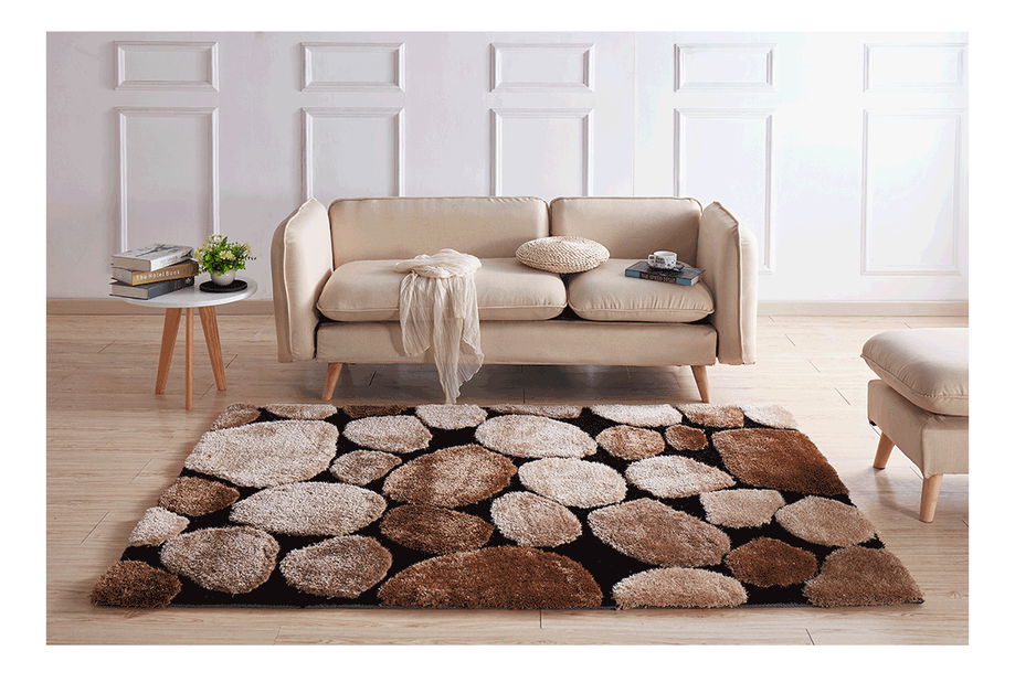 Kusový koberec 80x150 cm Pebble Typ 2 (béžová) *výprodej