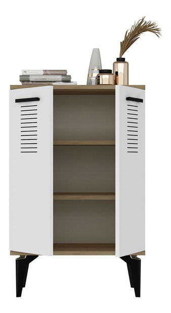  Skříňka Vipapo 7 (dub safírový + bílá)