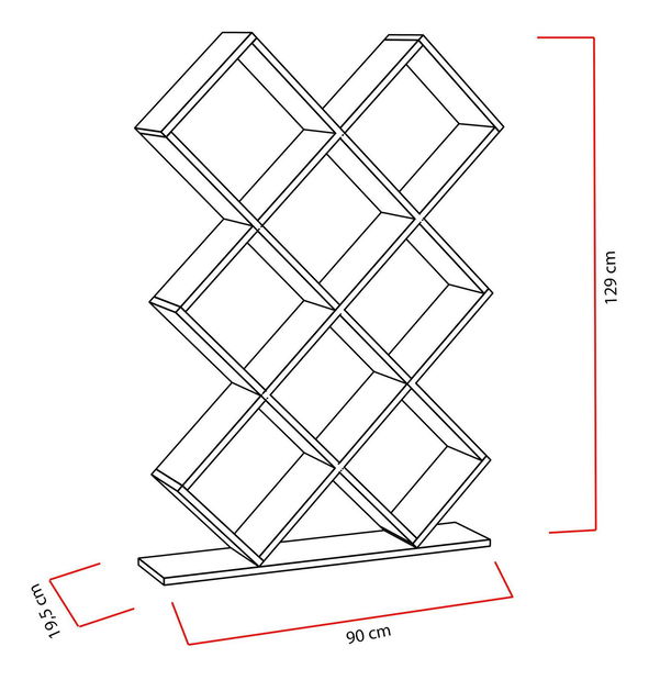 Regál Kumki (bílá)