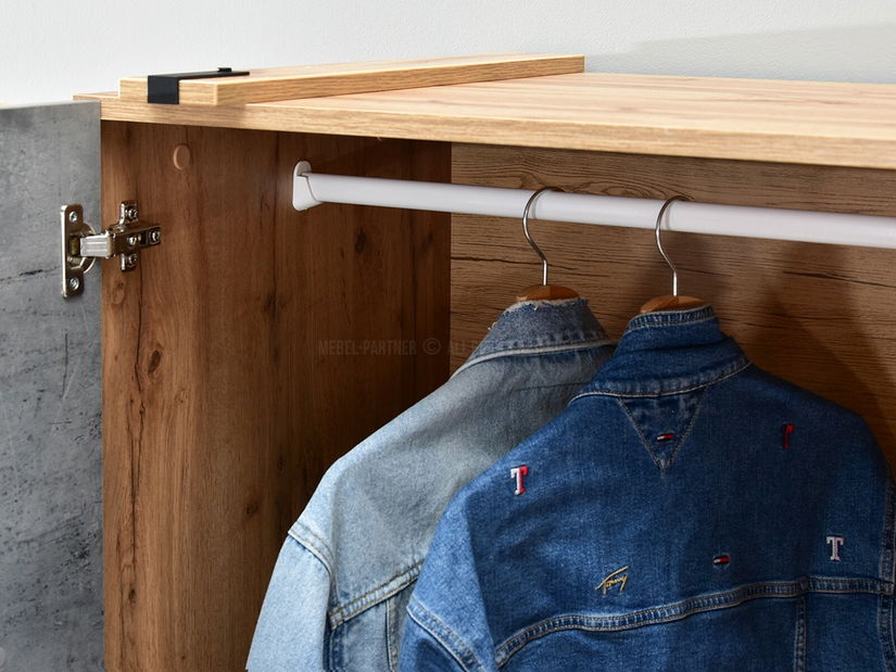 Obývací stěna Subrayado 01 (dub + černá)