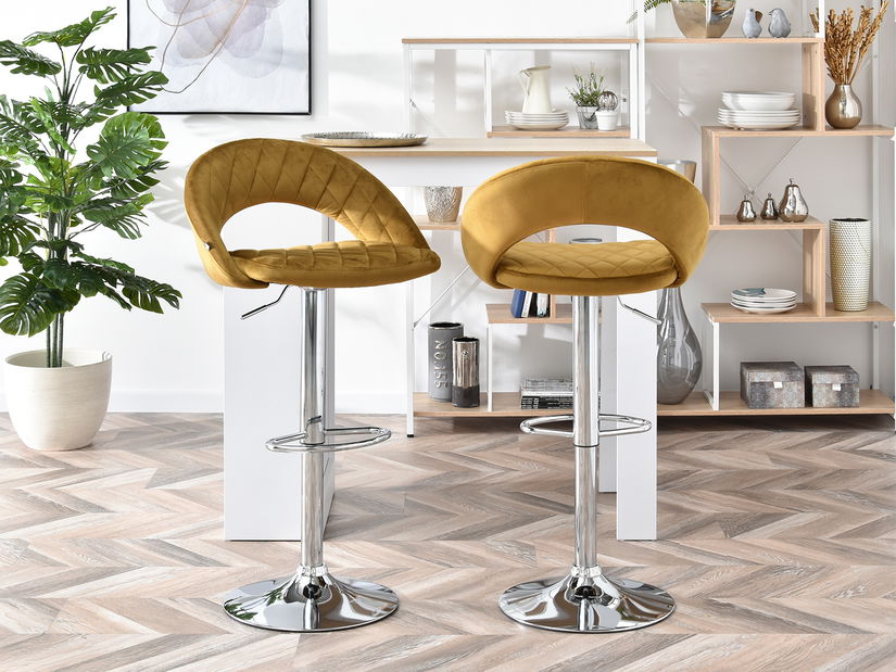 Židle Hamlet (zlatá + černá)