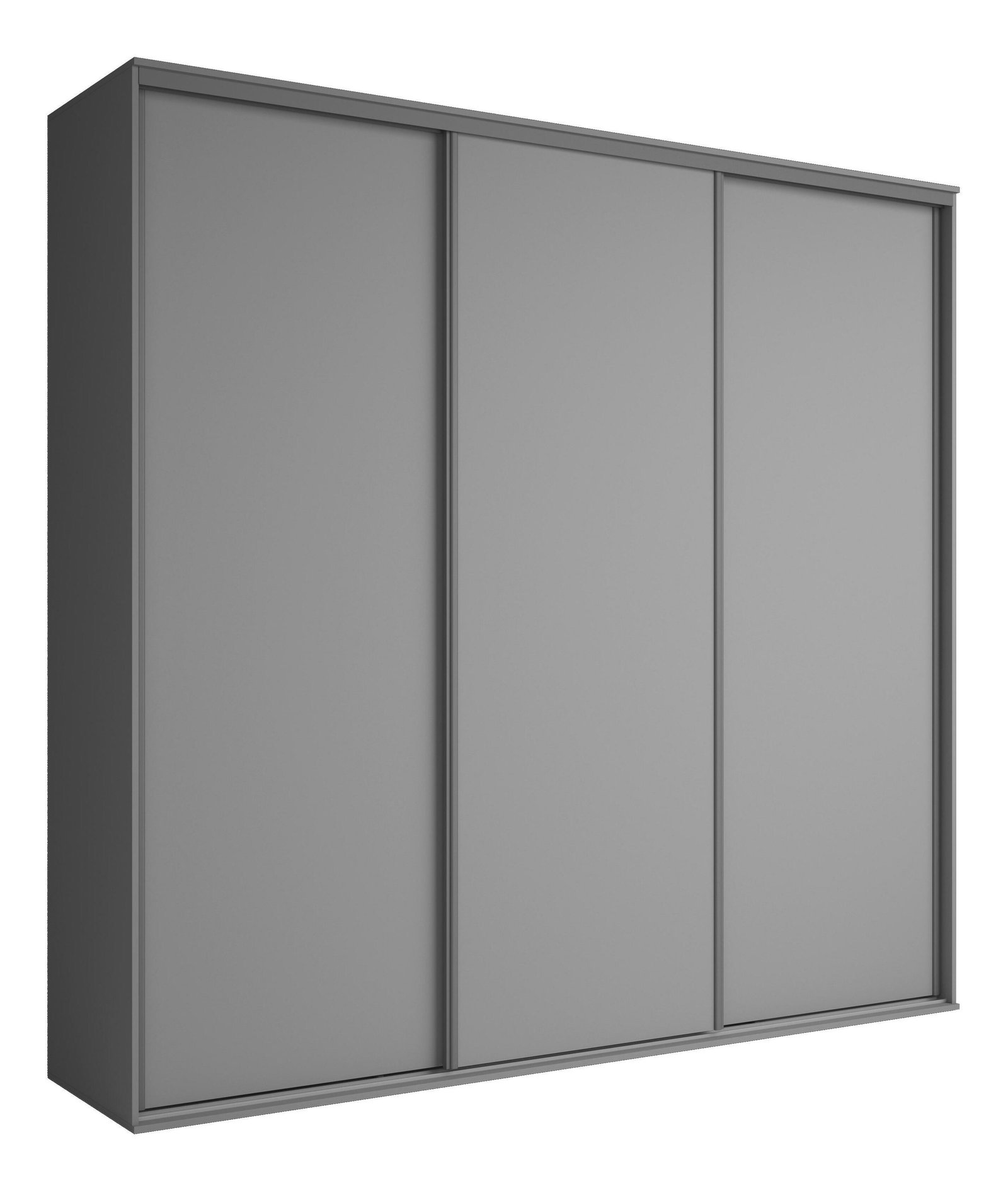 Šatní skříň s posuvnými dveřmi Gantera 2 A (šedá)