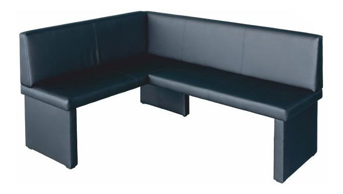 Rohová lavice Mondry (černá) (L) *výprodej