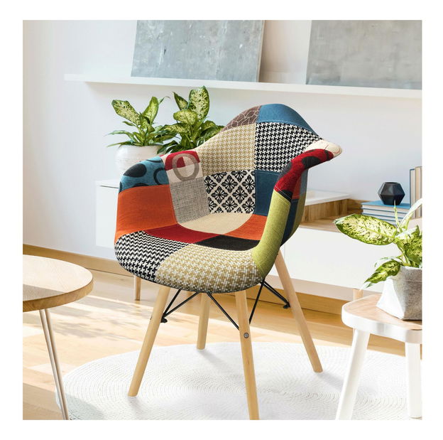 Křeslo Tevenet (vícebarevné)