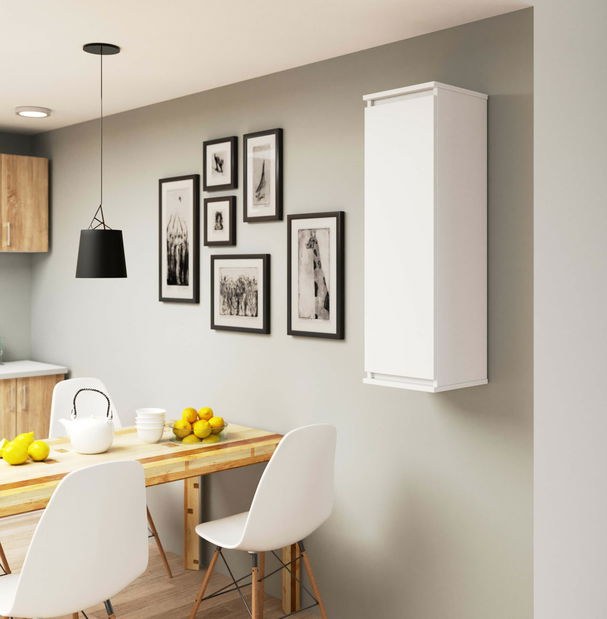 Závěsná skříňka Wren (bílá)