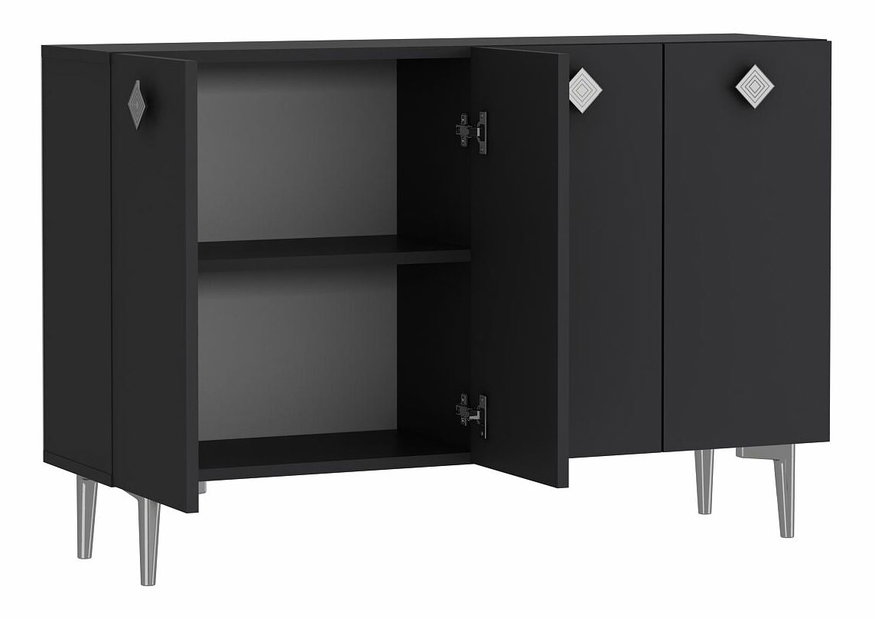 Skříňka Morana (bílá + černá)