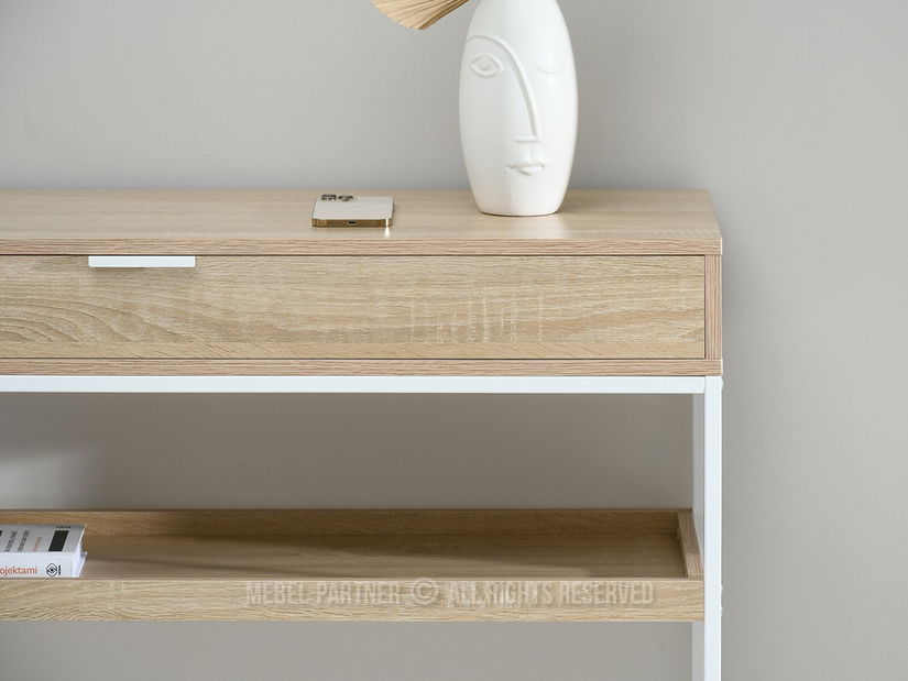 Konzolový stolek Norma Xl (sonoma + bílá)