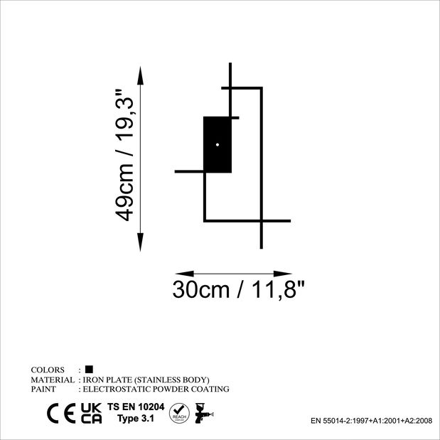 Nástěnná dekorace Demitrie