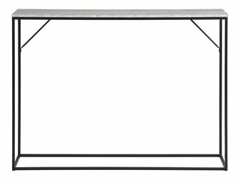 Konzolový stolek Vistalia 16 (černá + přírodní)