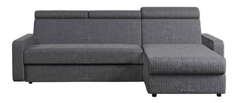Rohová sedací souprava Moira (šedá) (P)