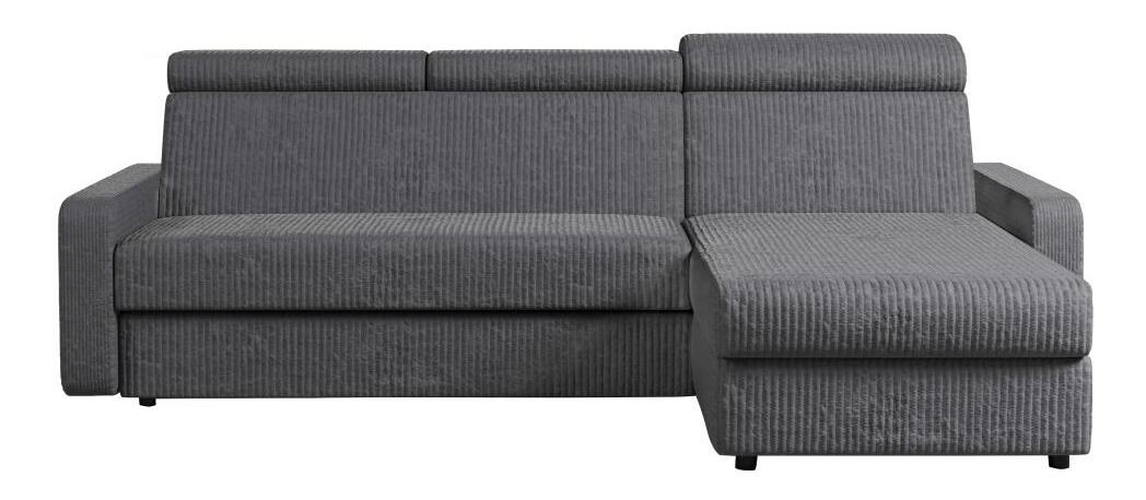 Rohová sedací souprava Moira (šedá) (P)