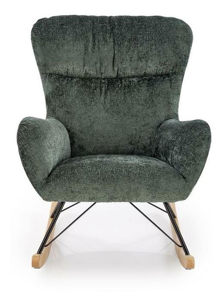 Houpací křeslo Caster (tmavě zelená)