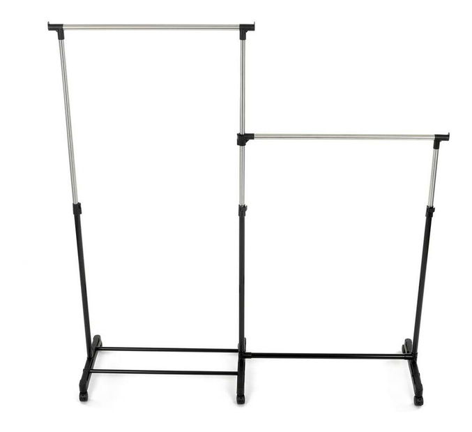 Věšák na kolečkách Galan (černá)