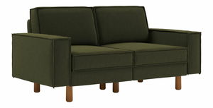 Pohovka třísedačka Spary 3 (karamelová + ořech)