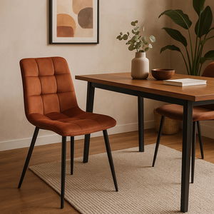  Jídelní židle Permite (červená rezavá)