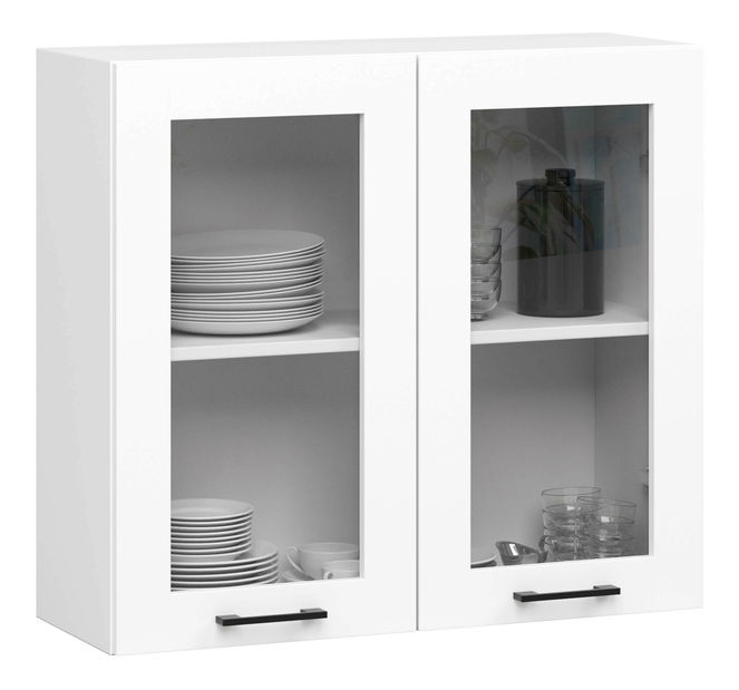 Horní kuchyňská vitrína Organo 720 (bílá)