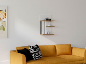 Police Basimo (bílá + ořech)