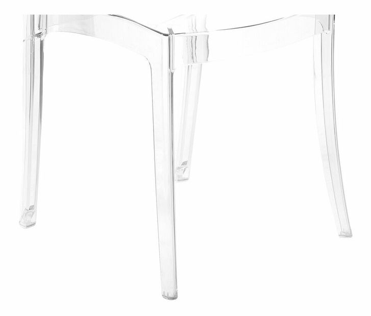 Set 2 ks jídelních židlí Cobey (průhledná)