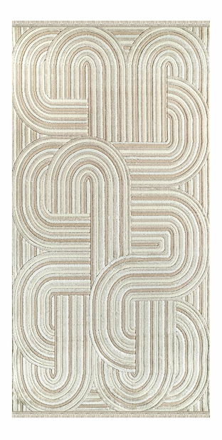 Koberec 80 x 150 cm Amore V (krémová)