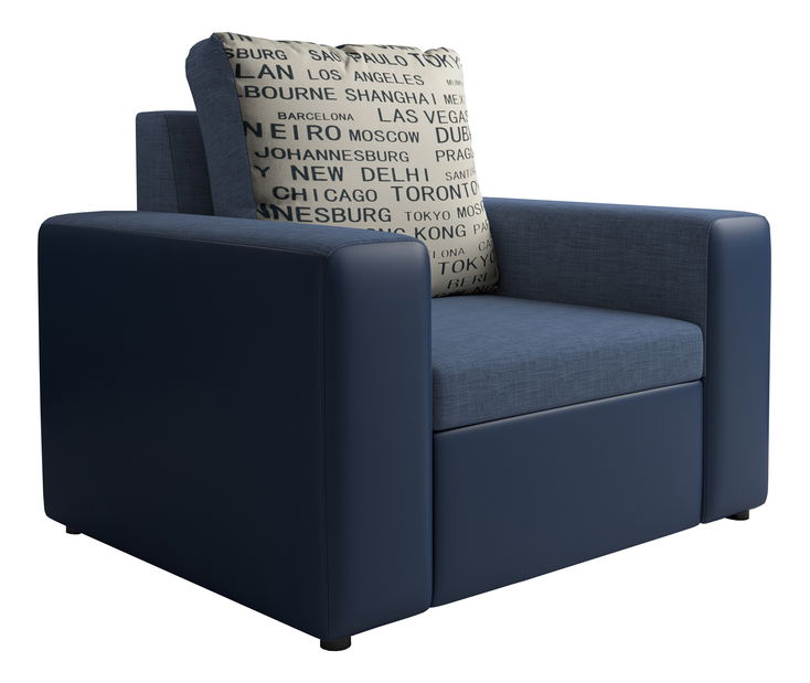 Křeslo Lavenda (modrá)