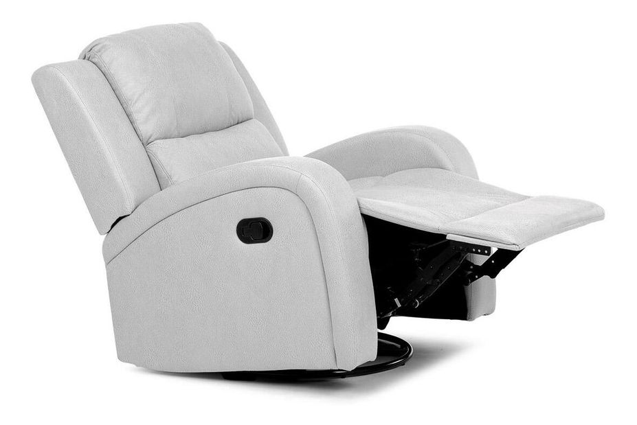 Polohovací křeslo Triple (stříbrná)