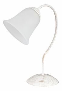 Stolní lampa Fabiola 7260 (antická bílá + opálové sklo)