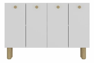 Skříňka Ilaya (antracit + stříbrná)