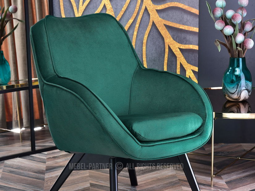 Relaxační křeslo Merch (černá)