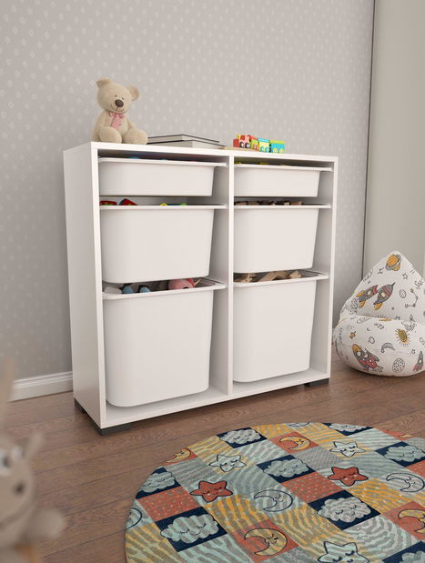 Organizér na hračky Dremonka 5 (bílá)