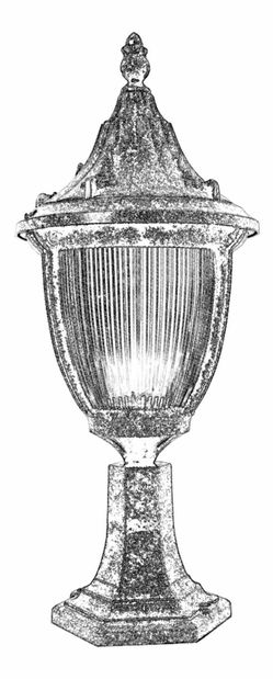 Venkovní nástěnné svítidlo Desiree (hnědá)