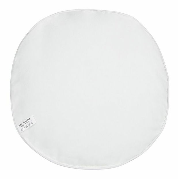 Sada 2 ozdobných polštářů ⌀ 40 cm Lanro (bílá)