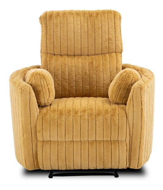 Polohovací křeslo Reunirse (hořčicová)