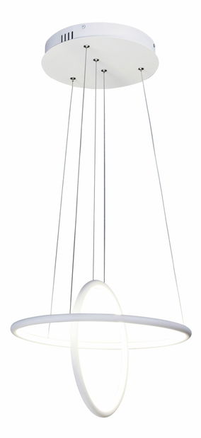 Závěsné svítidlo Donatella 2544 (bílá + chromová)