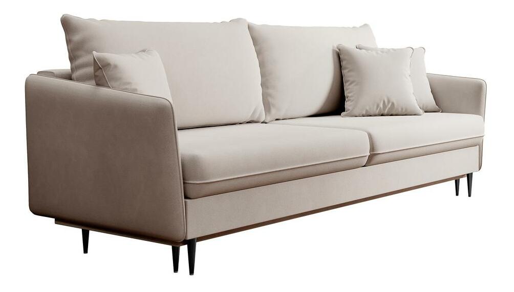 Pohovka trojsedačka Vivaldio (béžová + černá)