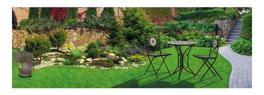 Zahradní set Unomassa (černá) (pro 2 osoby)