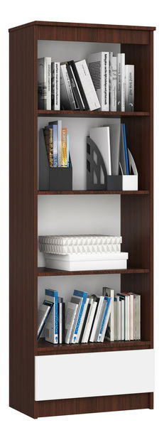 Regál Radha (wenge + bílá)