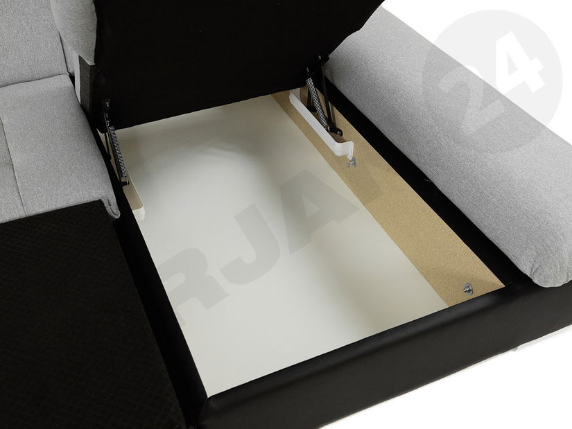 Rohová sedací souprava Jude (růžovošedá)