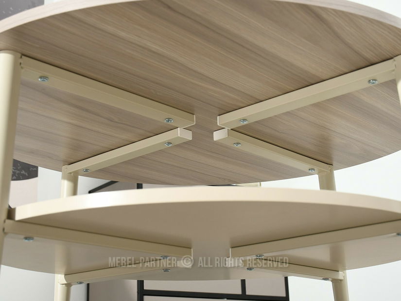 Konferenční stolek Randolf Xl (popelaváo béžová + krémová)