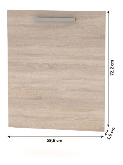 Dvířka na myčku nádobí NOPL-088-00 Noliana (dub sonoma)