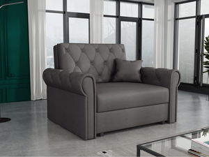 Rozkládací křeslo Carivia Roma I (tmavě šedá) (s úl. prostorem)