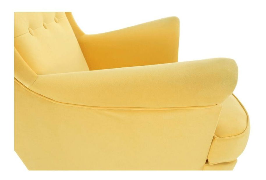 Křeslo ušák Repetidas (žlutá + wenge)