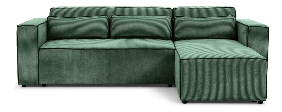 Rohová sedačka Castello (zelená) (P)