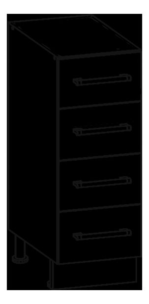 Dolní kuchyňská skříňka Ryan RI12-D40S4