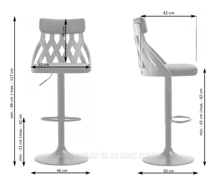 Židle Henriette (ořech tmavý + černá)