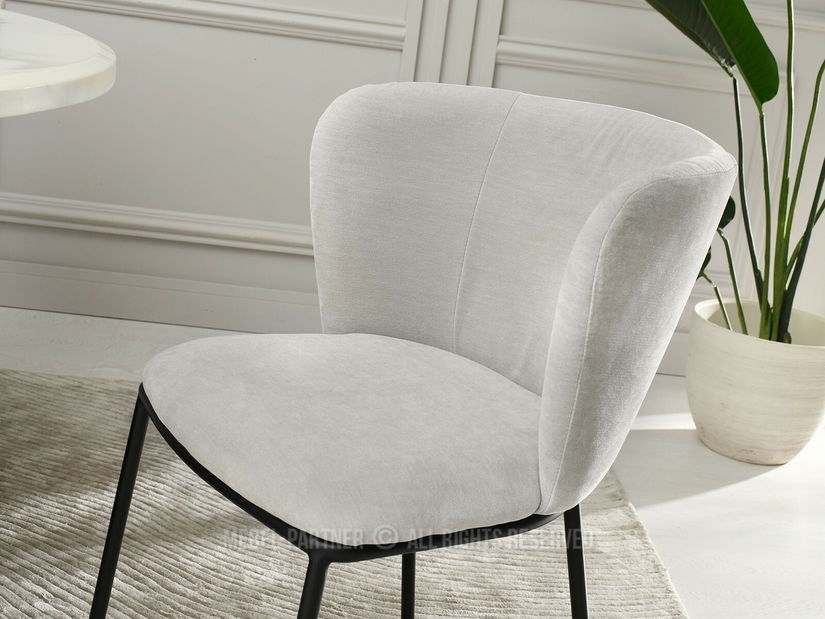 Jídelní židle Koalas (šedá + černá)