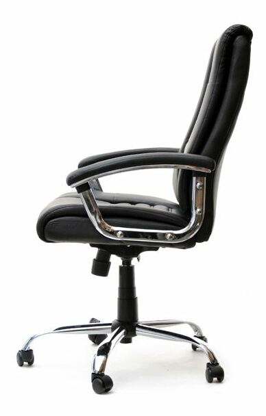 Křeslo Draggy (černá + chromová)