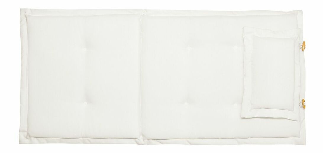 Set 2 ks. polštářů pro zahradní židle TRATORIA (bílá)