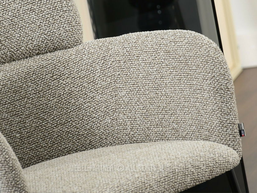 Jídelní židle Bastante (béžová + černá)