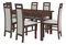 Jídelní set Raviel14 (ořech tmavý + paros 2)